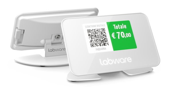 Labware IQ Display 4 – Kompaktes Kundenanzeige-Display für Kassenbons Labware IQ Display 4 – Kompaktes Kundenanzeige-Display für Kassenbons